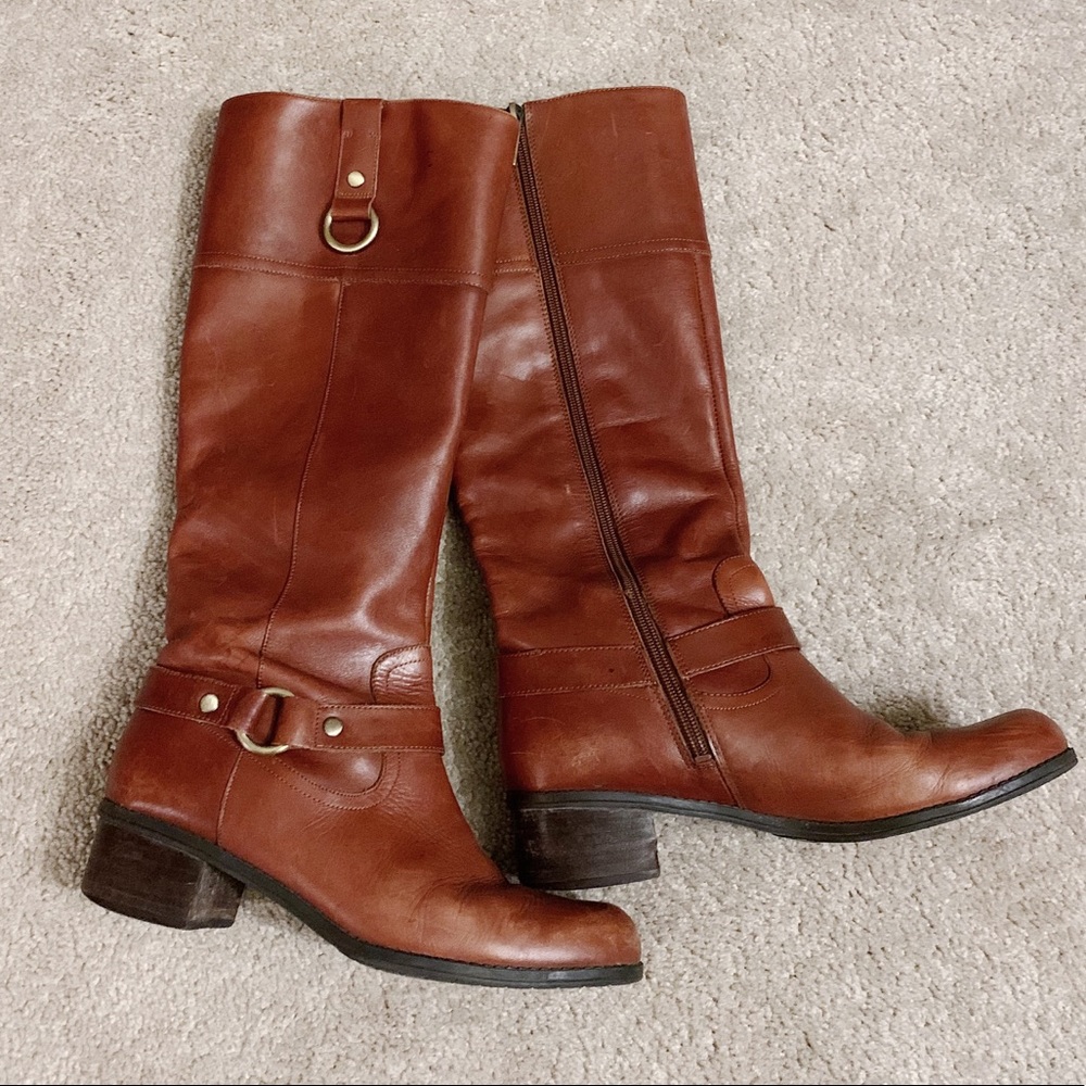 ❗️SOLD❗️ 🌿 Leather Knee High Boots